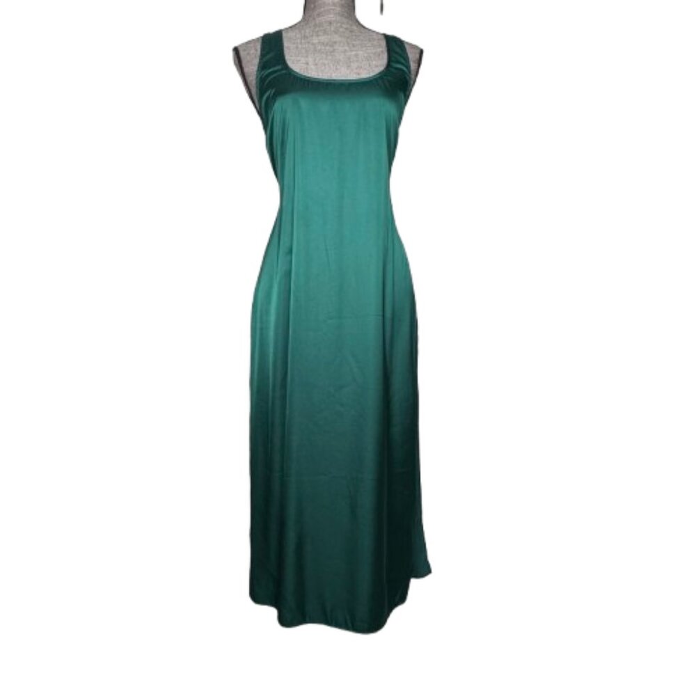 Abercrombie‎ & Fitch Green Sheath Maxi Dress